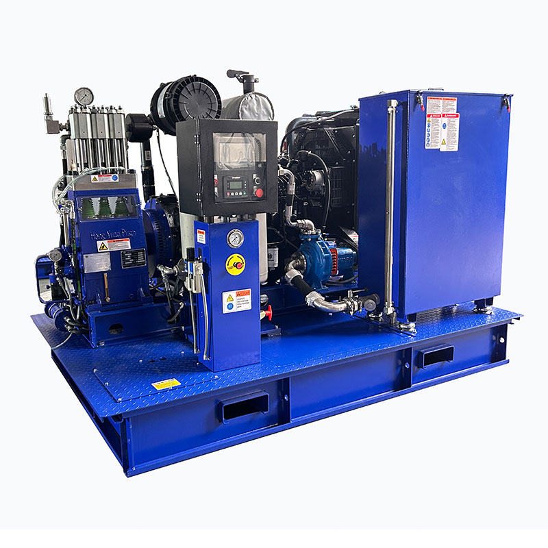 เครื่องฉีดน้ำแรงดันสูงแบบเจ็ทน้ำเย็นแบบพกพา 1000Bar 20L/M